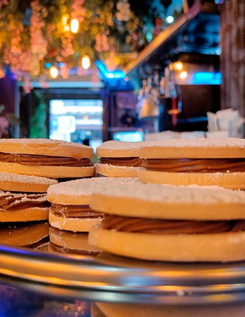 Alfajores grandes de Maicena